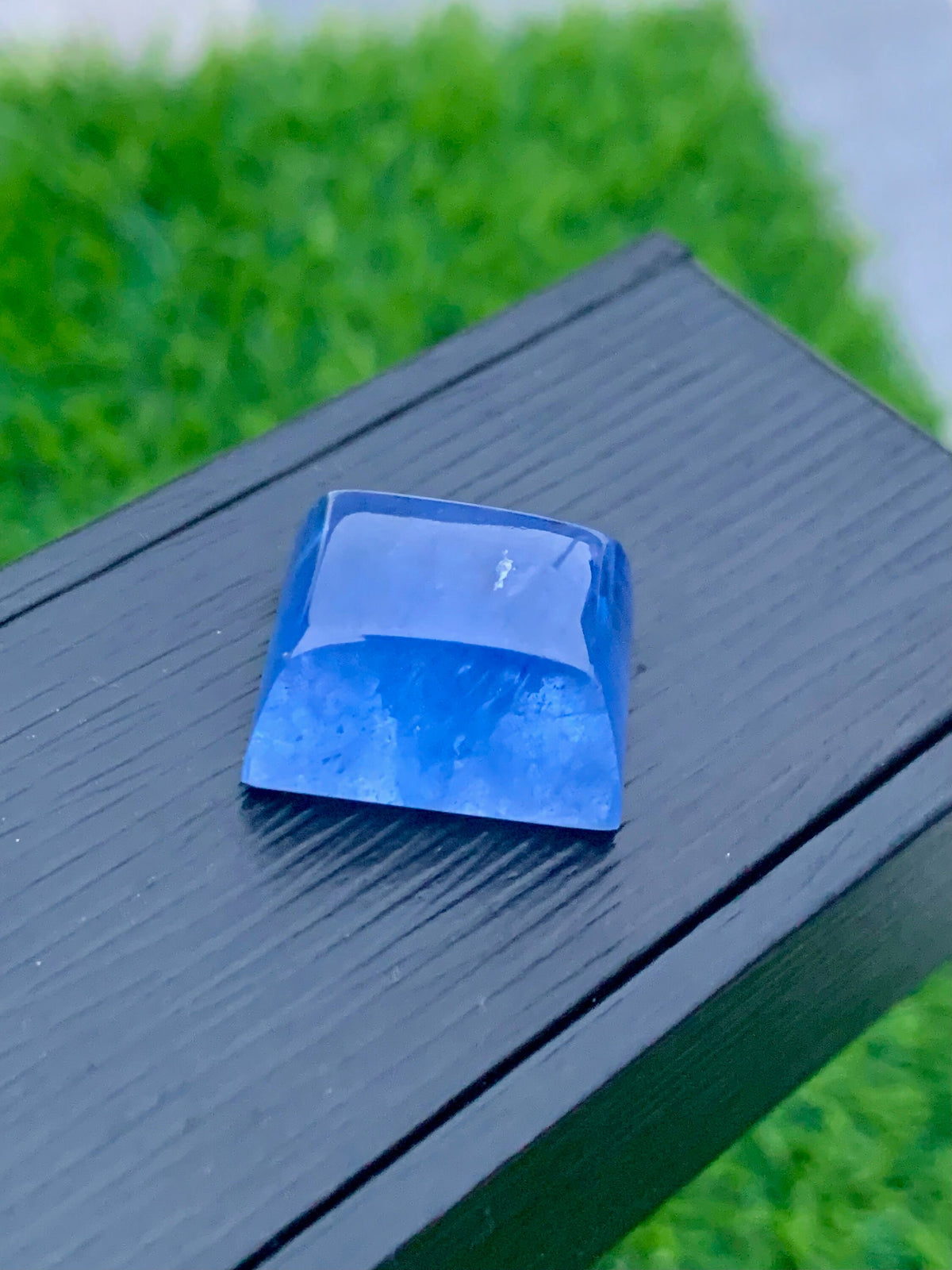 Santa Maria Aquamarine Cabochon: Deep Blue Gemstone, 34.00 CT