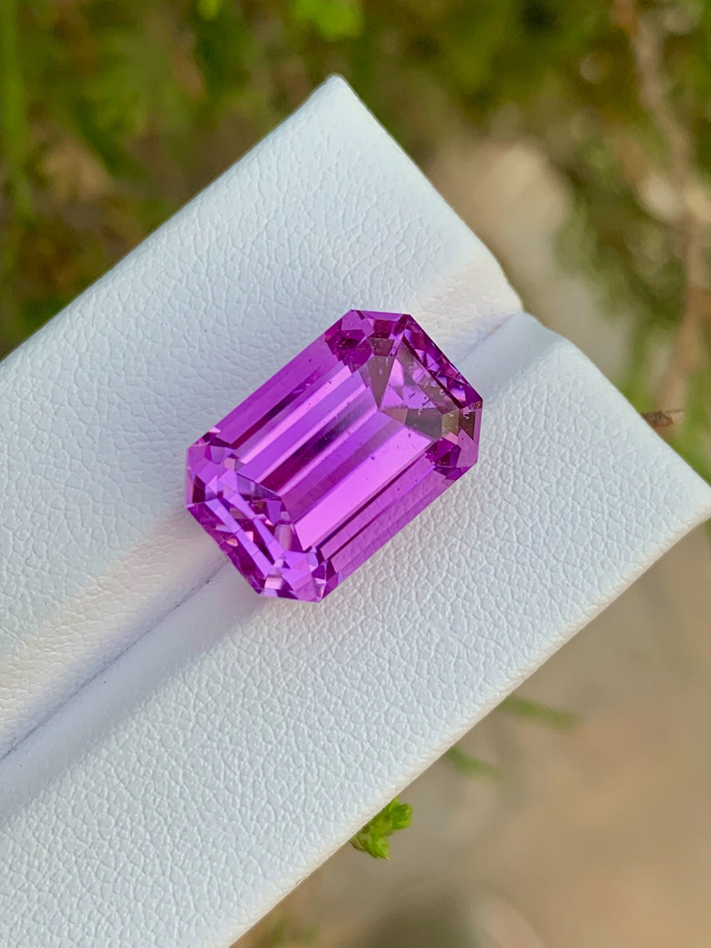 Lilac Kunzite Stone For Jewelry Making, Pink Kunzite Gemstone, 16.15 CT