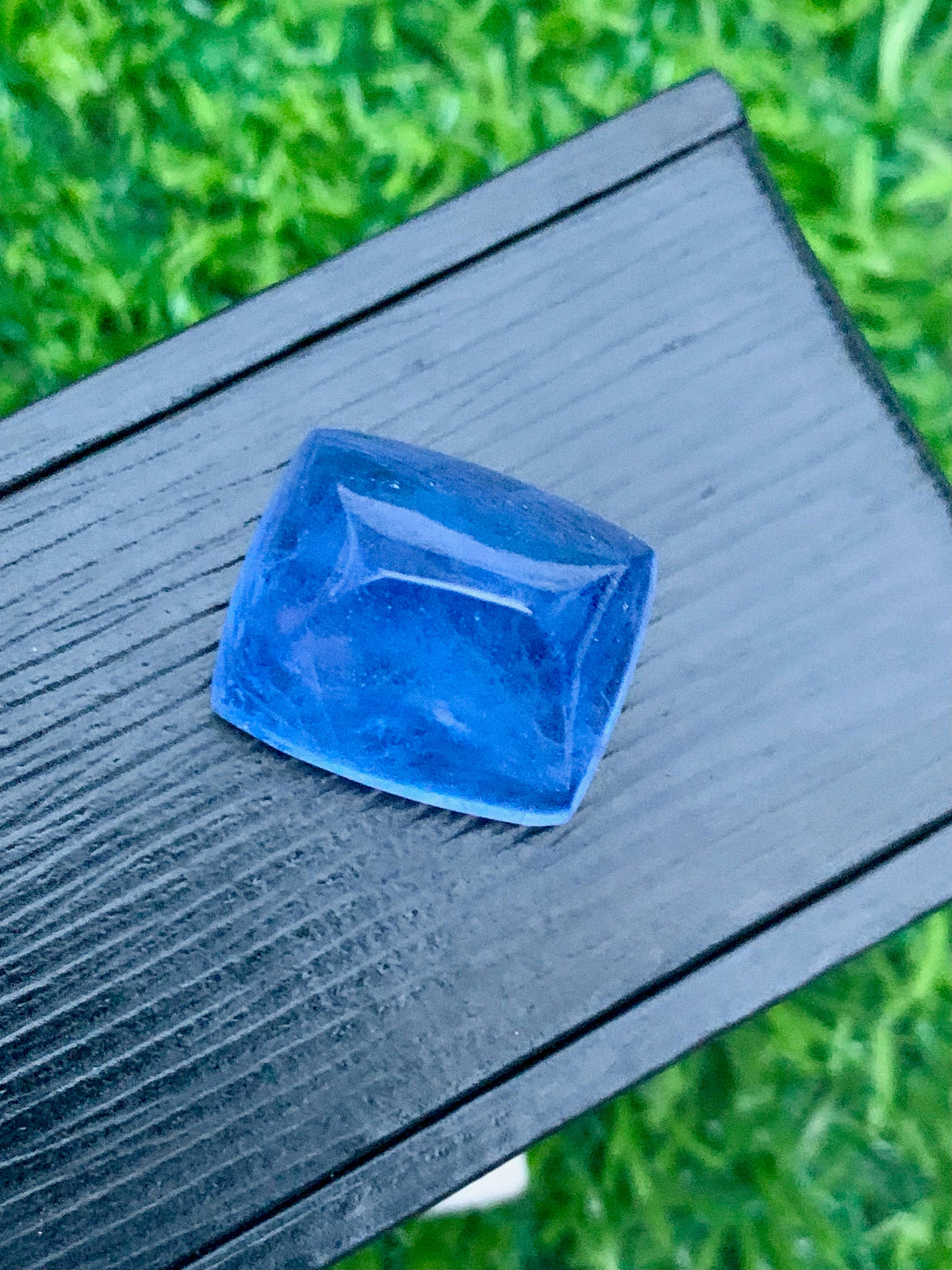 Santa Maria Aquamarine Cabochon: Deep Blue Gemstone, 33.85 CT