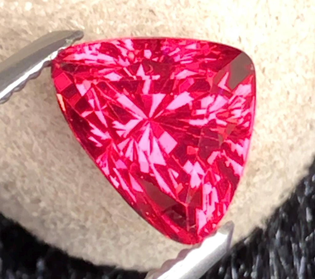 Mahenge Spinel 1.37 ct Octagon Cut – Vivid Pink With Certificate