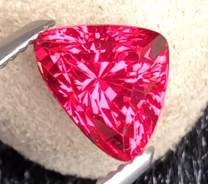 Mahenge Spinel 1.37 ct Octagon Cut – Vivid Pink With Certificate