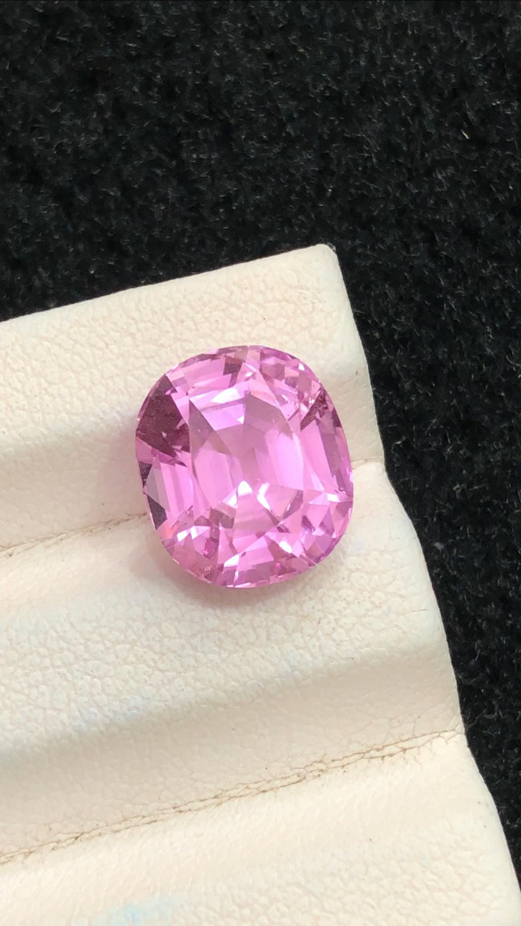 Pink Kunzite 5.40ct Cushion Cut Gemstone from Afghanistan – Ovalish Pink Collector’s Stone