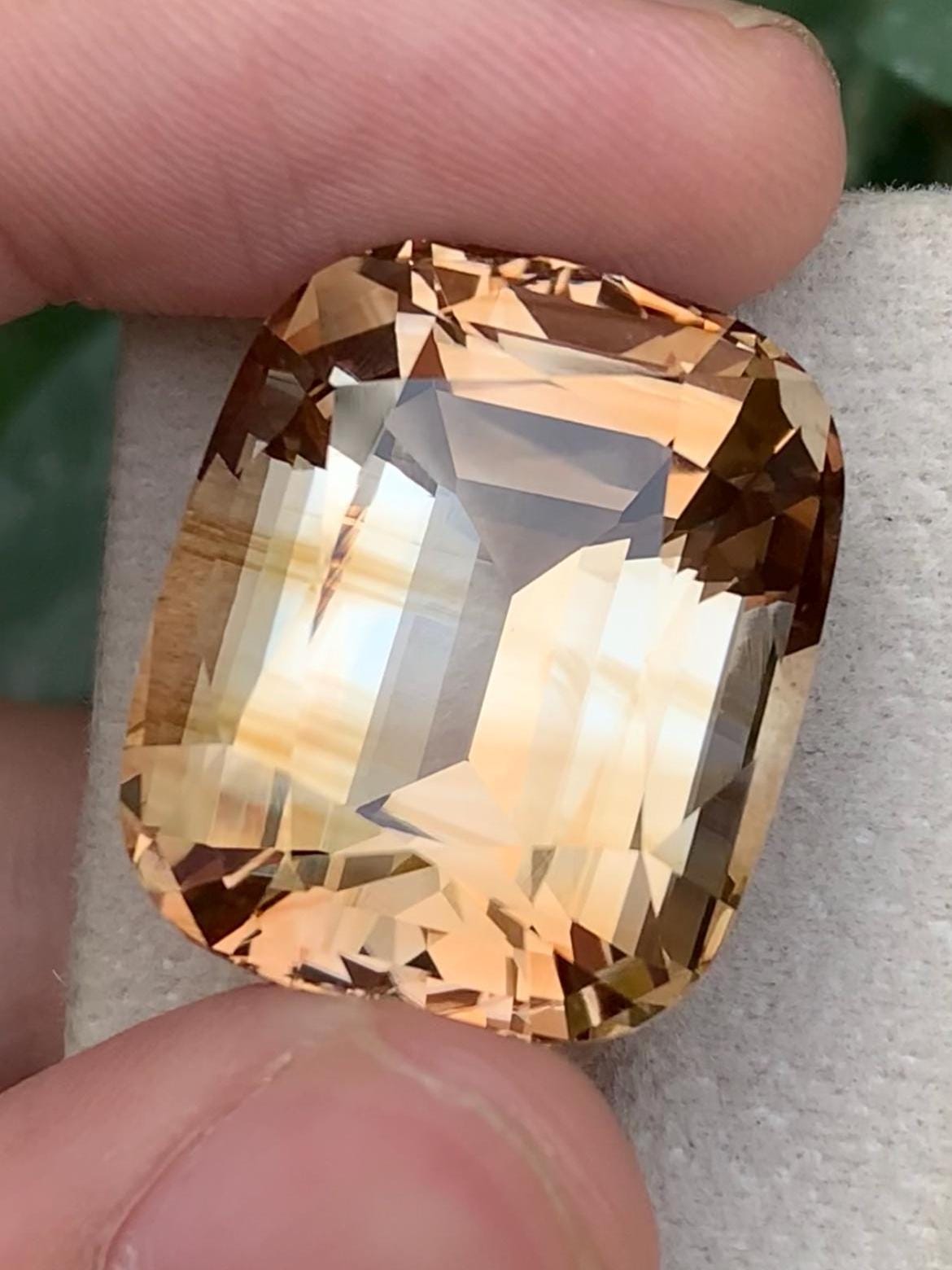 Golden Bronze Topaz 58.60ct Fancy Cut – Skardu Pakistan