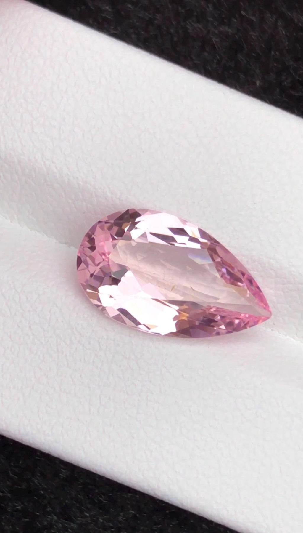 Pink Morganite 4.45 ct Pear Cut – From Pakistan