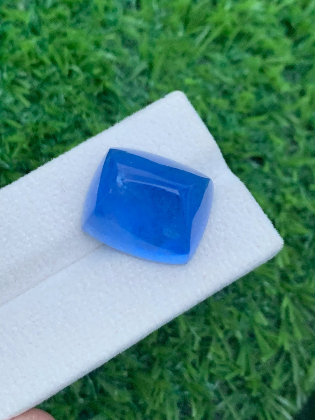 Santa Maria Aquamarine Cabochon: 34.50 CT Blue Beryl Gemstone