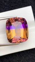 Bi-Color Ametrine 21.15ct Cushion Cut – Gemstone from Brazil
