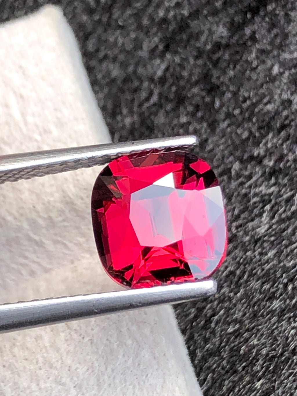 Rhodolite Garnet 3.17ct Cushion Cut – Tanzanian Gemstone
