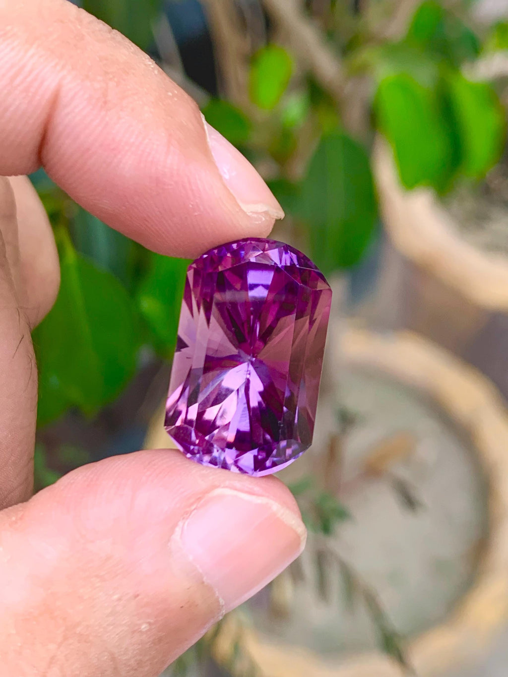 Amethyst 23.20ct Fancy Cut Purple Gemstone from Brazil
