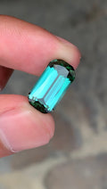 Natural Bluish Green Tourmaline Gemstone, 6.80 CT, Jaba Mine Afghanistan