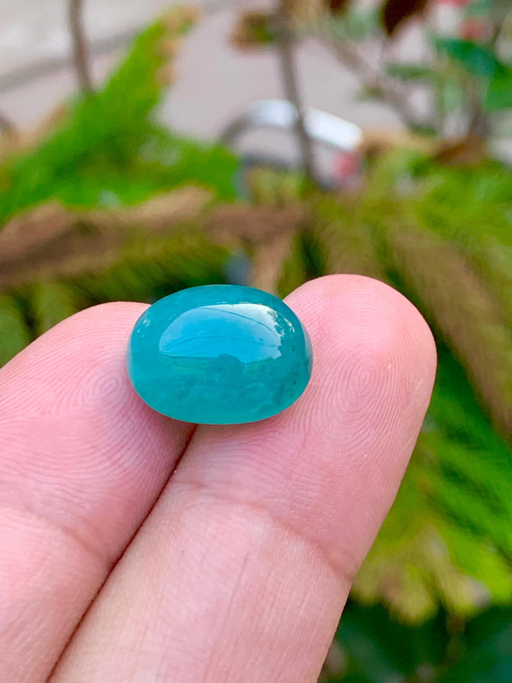 Grandidierite Gemstone Cabochon: Rare Bluish-Green Jewelry Stone, 13.15 CT