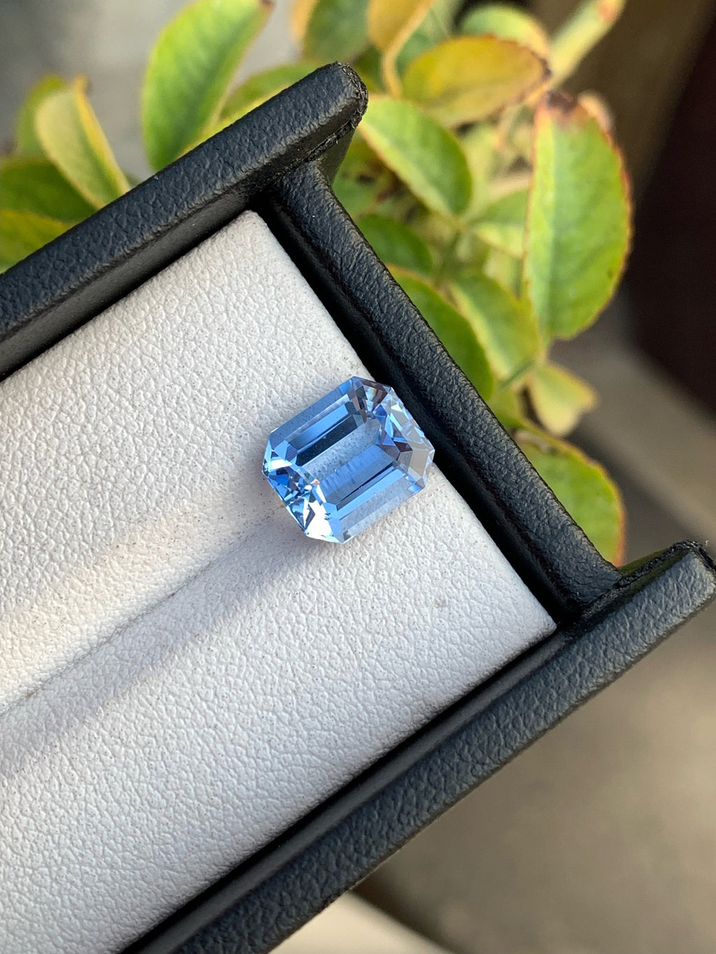 Santa Maria Blue Aquamarine Gemstone: Emerald Cut, 3.30 Carats