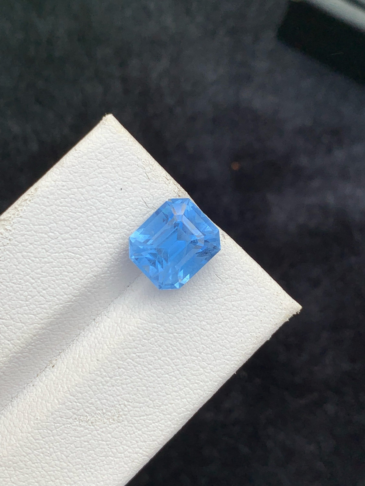Santa Maria Aquamarine Gemstone: Deep Blue Emerald Cut, 4.00 CT