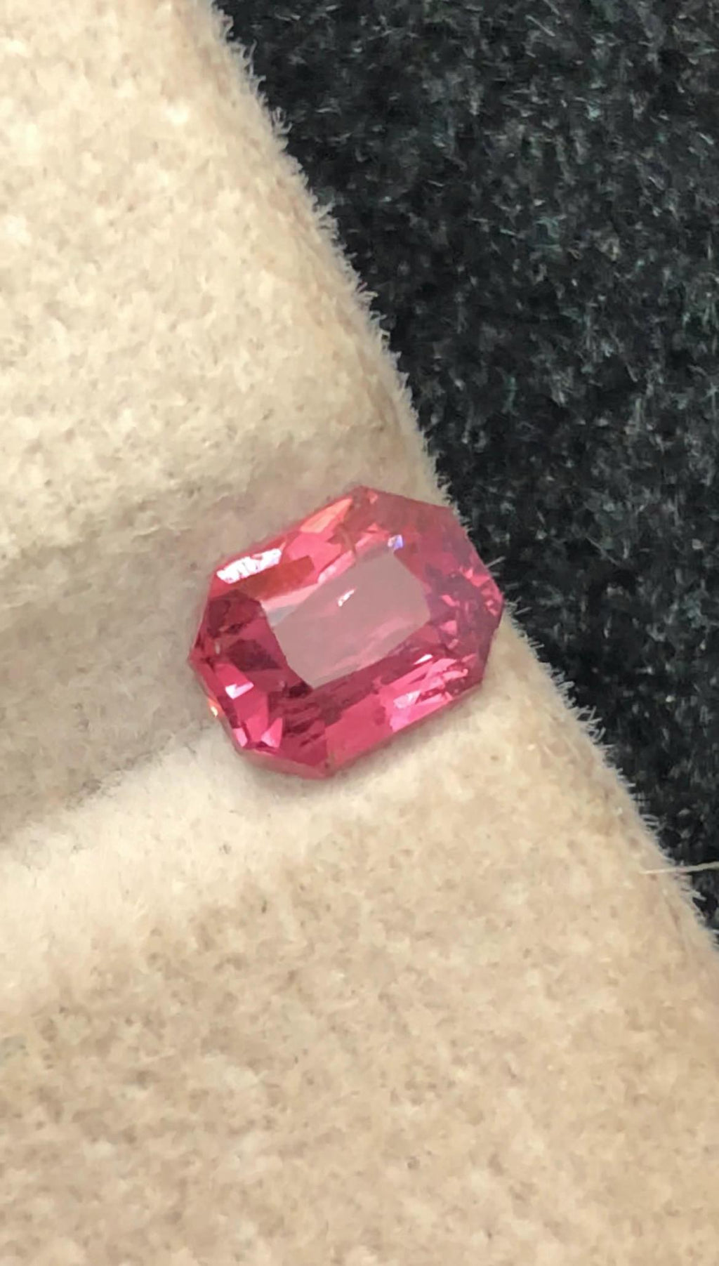 Padparadscha Sapphire 1.00 ct Fancy Octagonal Cut – From Madagascar With Certificate