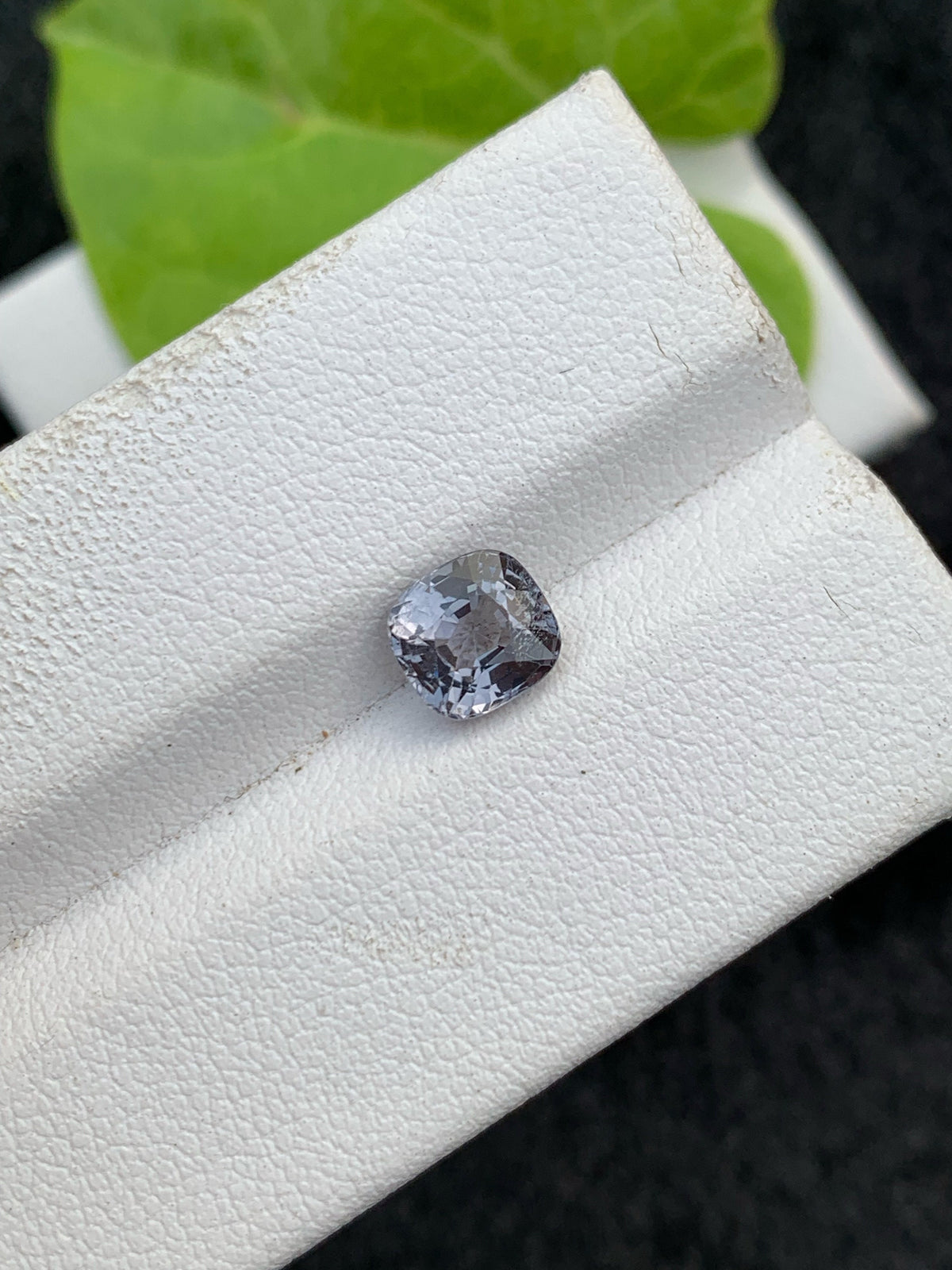 Grey Spinel Loose Gemstone: 1.25 CT Cushion Cut, Afghanistan Origin
