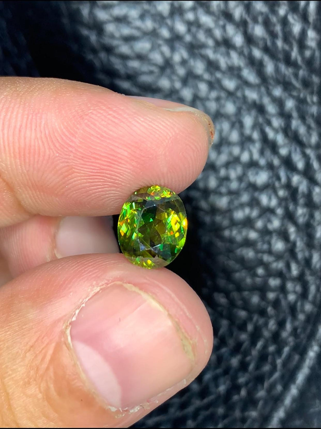 Chrome Sphene 2.10ct Oval Cut | Skardu Pakistan