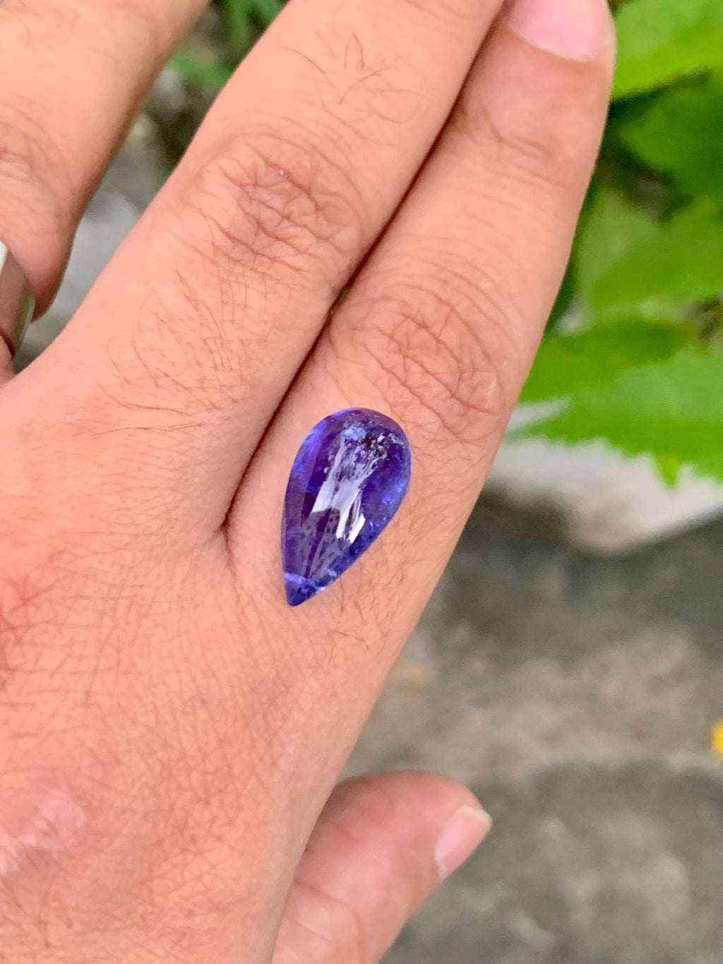 AAA Tanzanite Cabochon: Loose December Birthstone, Jewelry Making (10.13 Carat