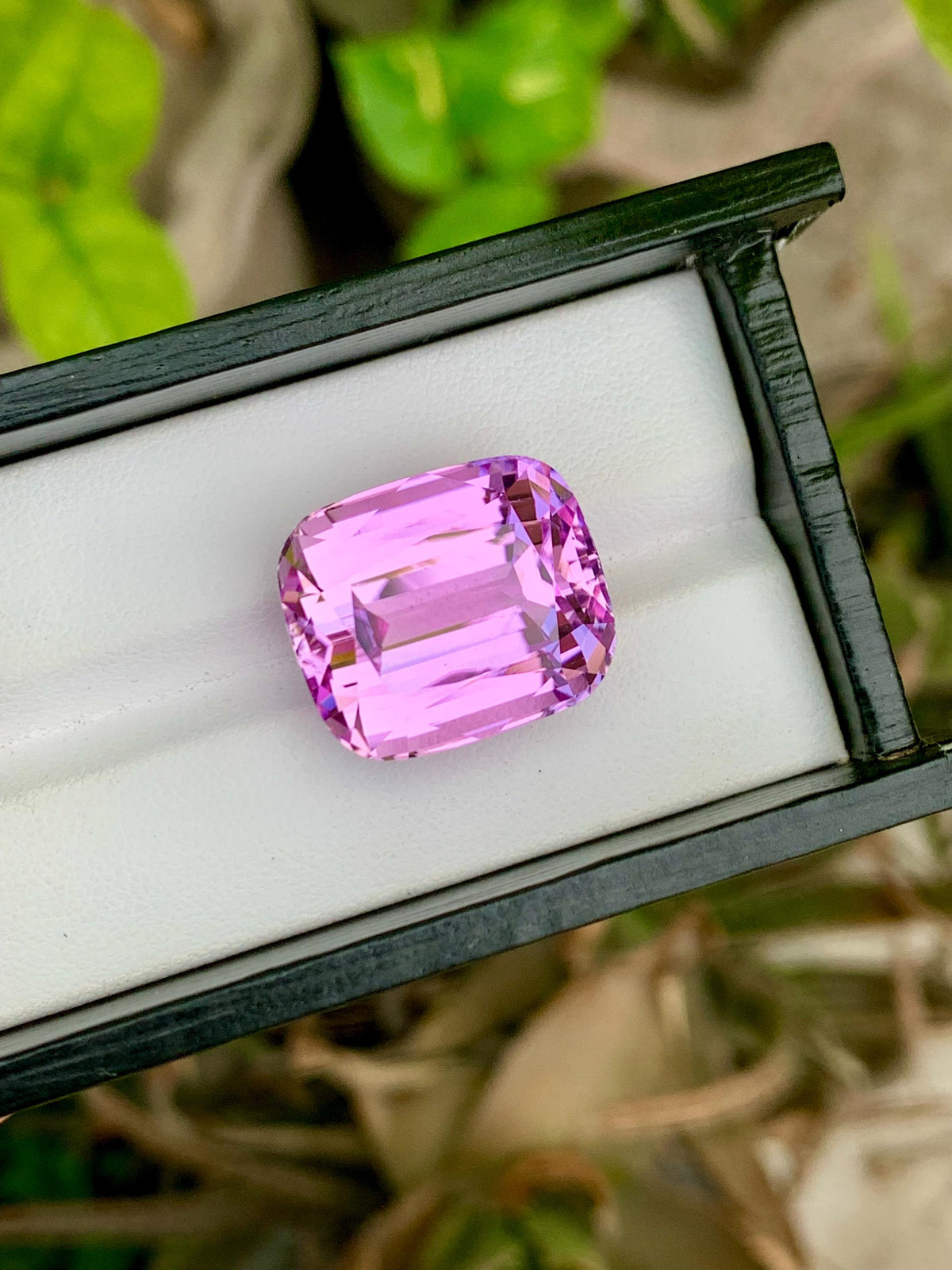 Deep Pink Kunzite Gemstone: 42.55 CT Cushion Cut, Afghanistan Origin