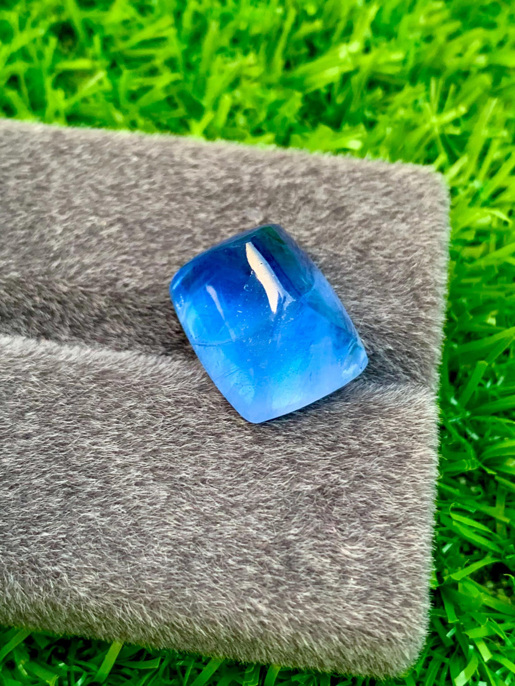 24.20 ct Aquamarine Cabochon: Skardu Pakistan Blue Beryl Gemstone