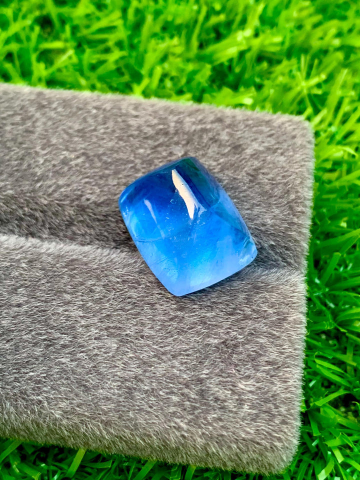 24.20 ct Aquamarine Cabochon: Skardu Pakistan Blue Beryl Gemstone