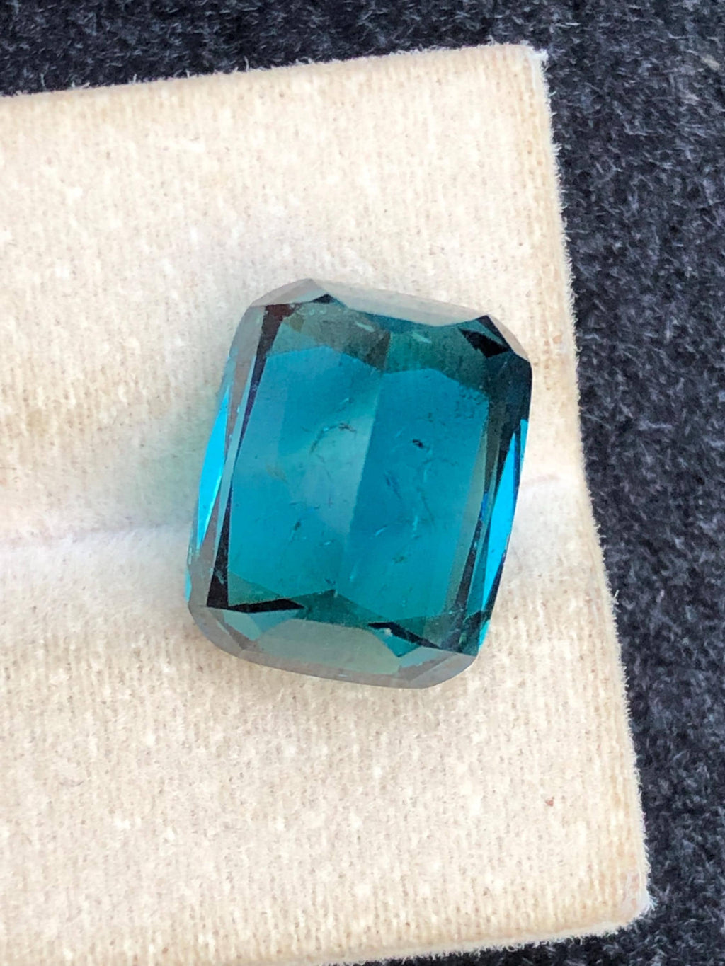 Blue Tourmaline 9.85 Carat Cushion Cut – Afghanistan Gemstone