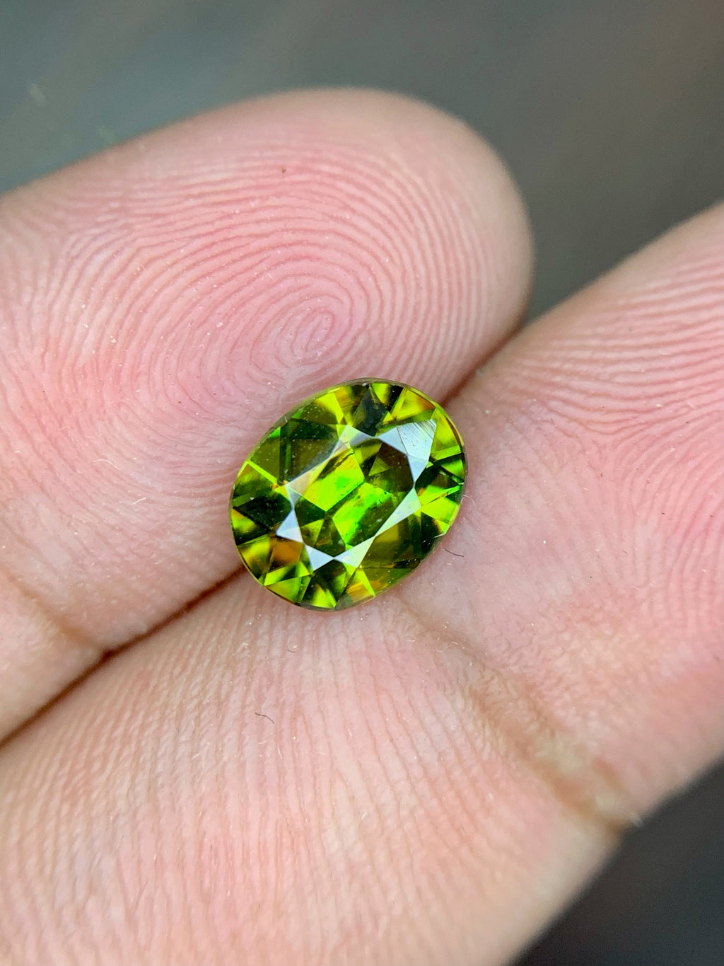 1.45 CT Oval Cut Sphene Gemstone: Himalayan Origin