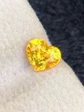 Yellow Sapphire 1.11ct Heart Cut • Vibrant Sri Lankan Gem