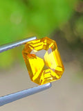 Yellow Sapphire 1.56 ct Emerald Octagonal Cut Madagascar