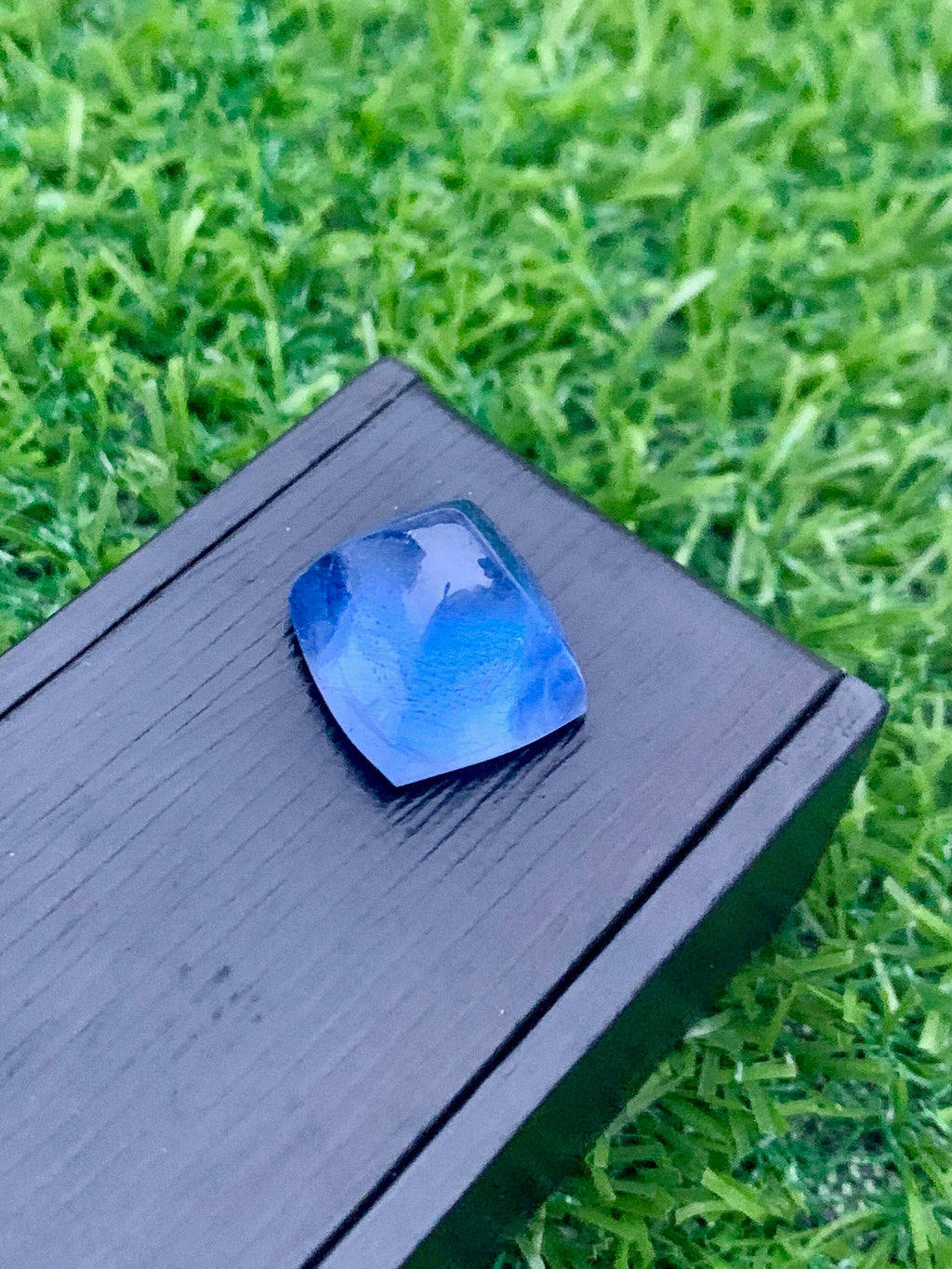 Deep Blue Aquamarine Sugar Loaf Cabochon: March Birthstone, 25.35 CT