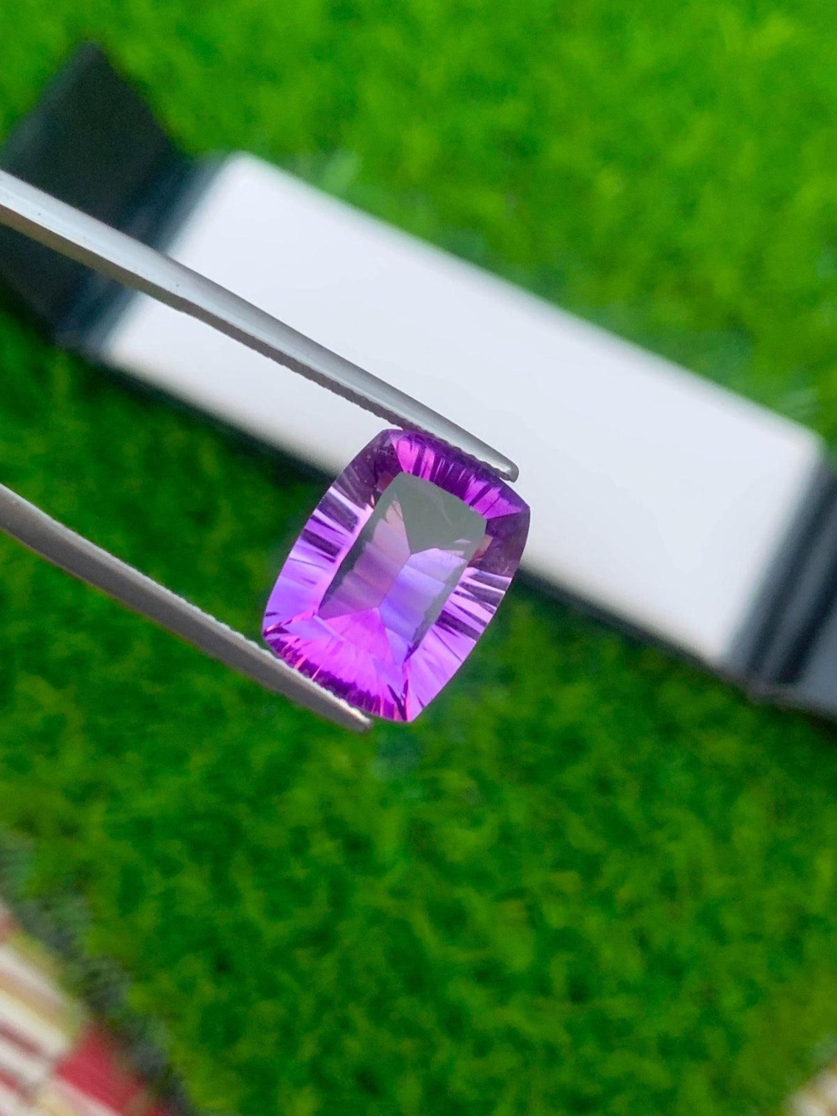 Light Purple Amethyst Gemstone: Flawless Cushion Cut, 8.75 CT