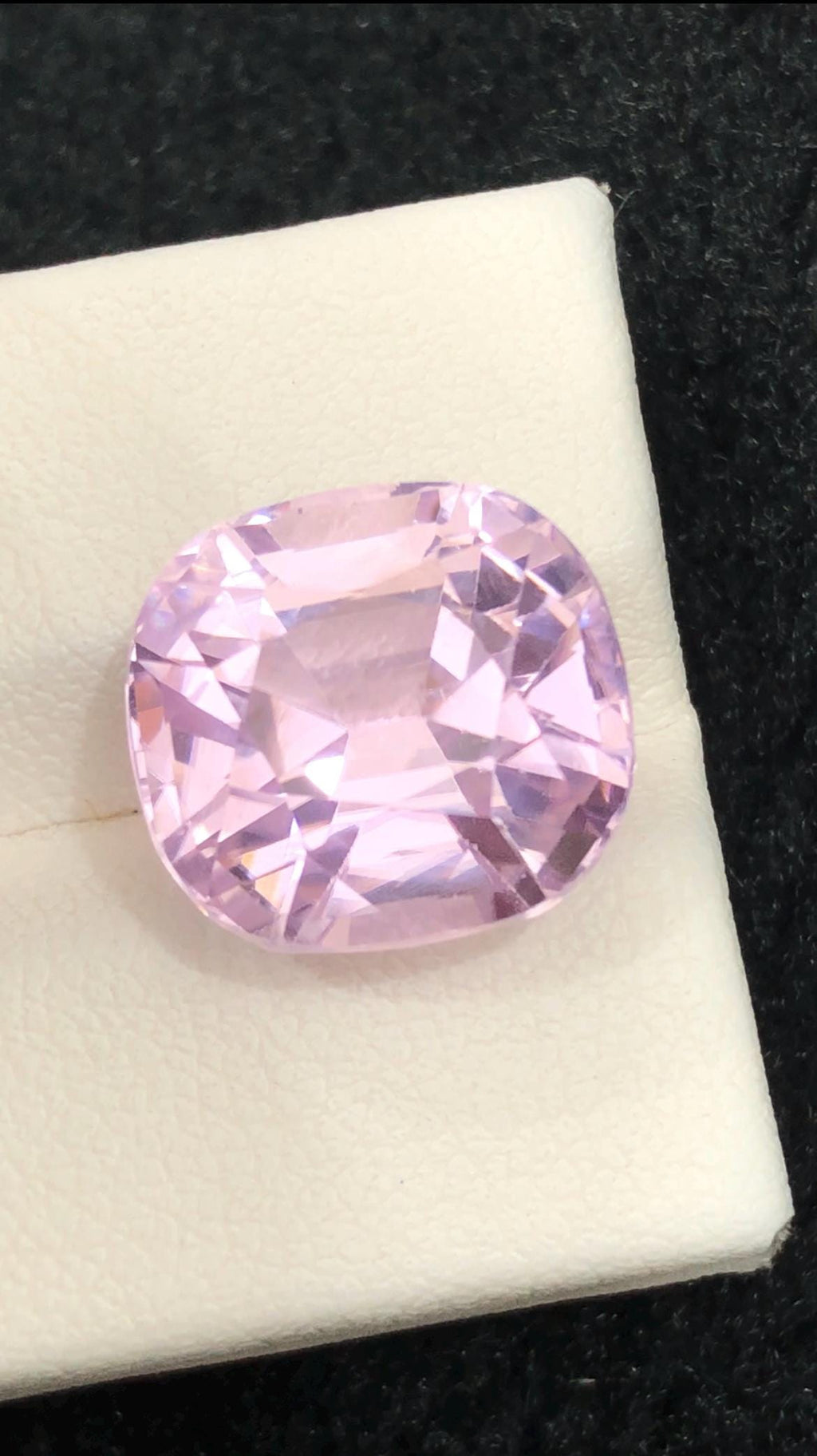 Natural Pink Kunzite Cushion Cut Gemstone – 14.30 Carats from Afghanistan