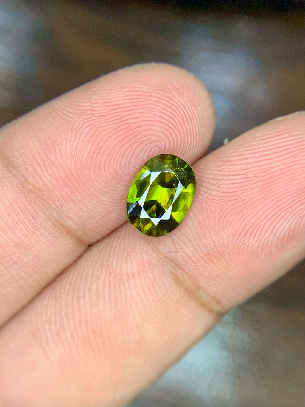 Ultra Fire Chrome Sphene Loose Gemstone - 1.70 Carat