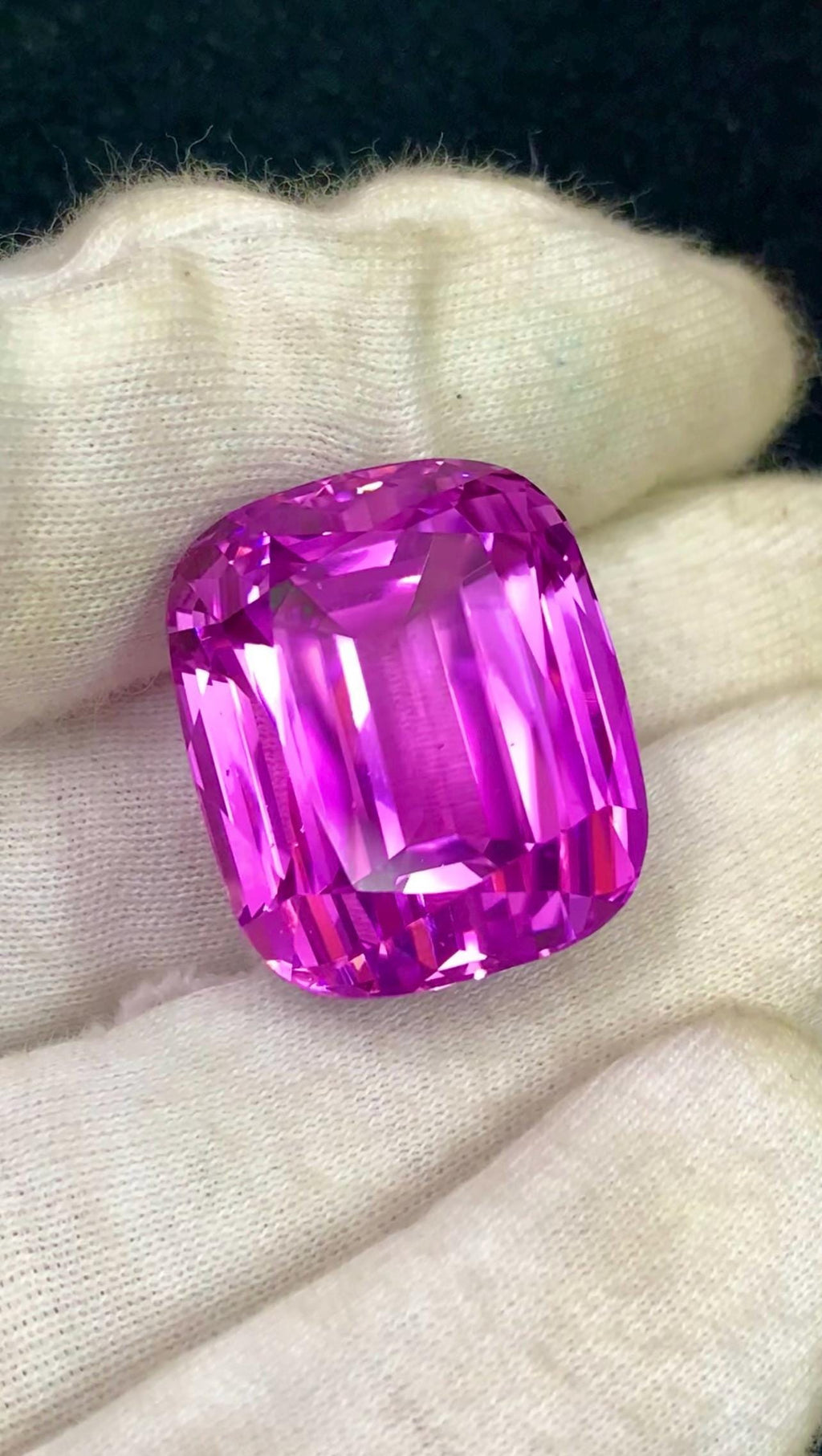 Pink Kunzite 65.20ct Cushion Cut Gemstone from Afghanistan – Elegant Sparkling Pink Gem