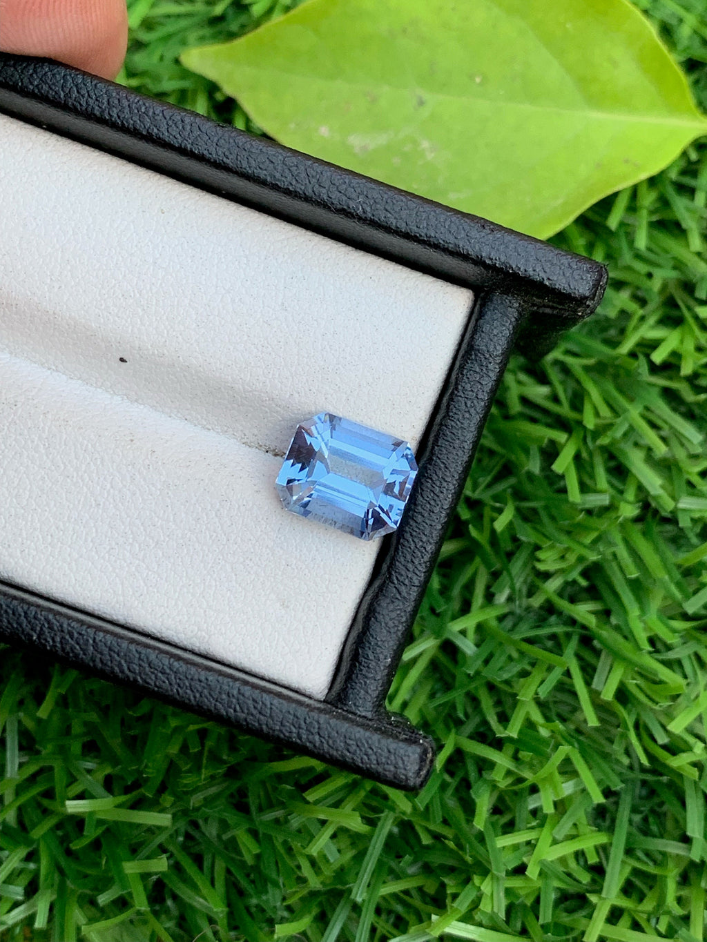 Santa Maria Blue Aquamarine Gemstone: Emerald Cut, March Birthstone (3.55 Carats)