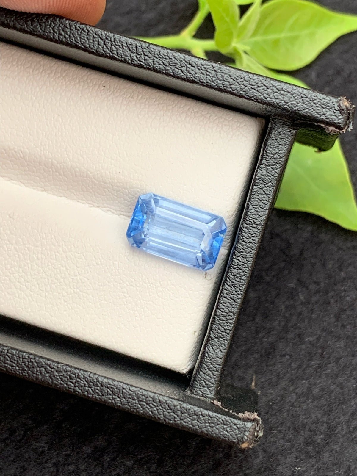 Santa Maria Blue Aquamarine Gemstone: Emerald Cut, March Birthstone, 3.85 Carats