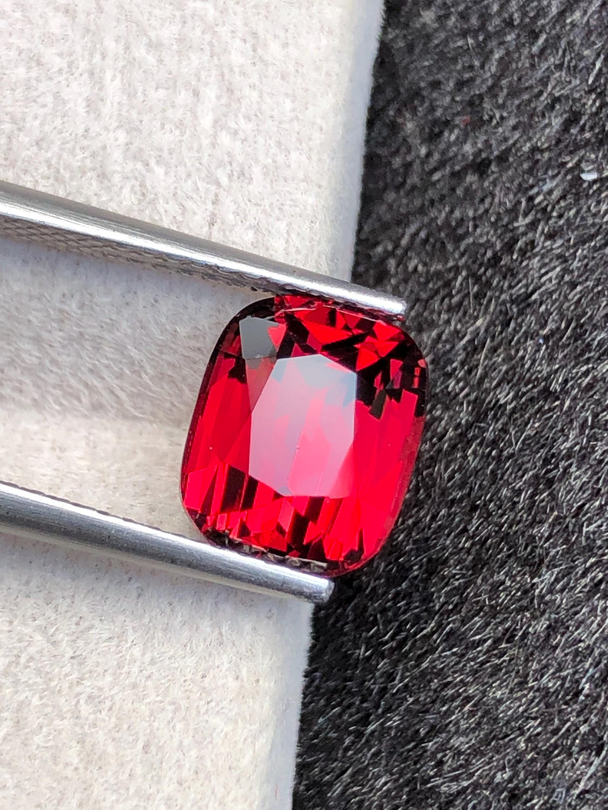 Rhodolite Garnet 3.81ct Cushion Cut – Tanzanian Gemstone