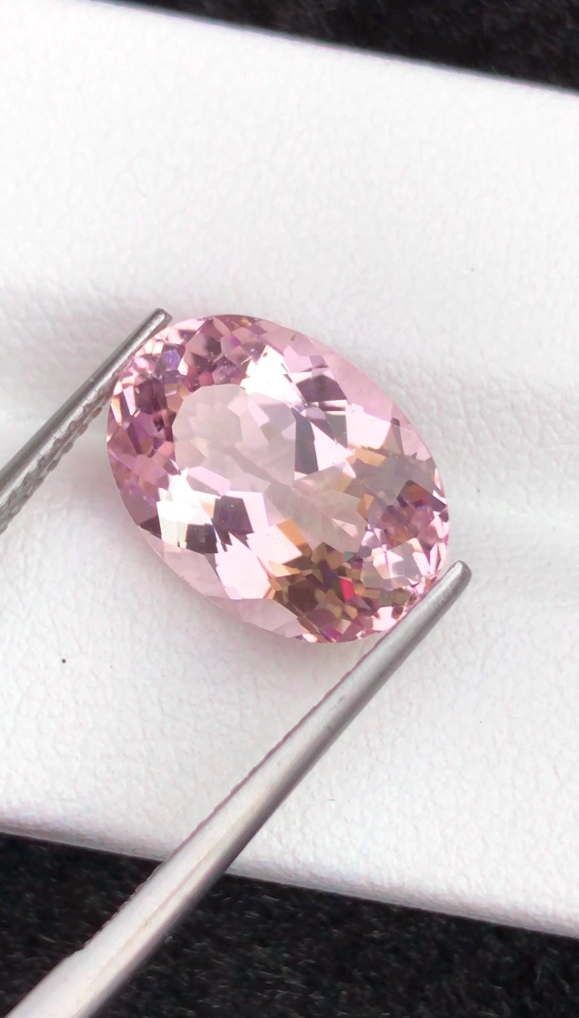 Pink Morganite 5.50ct Oval Cut – From Pakistan