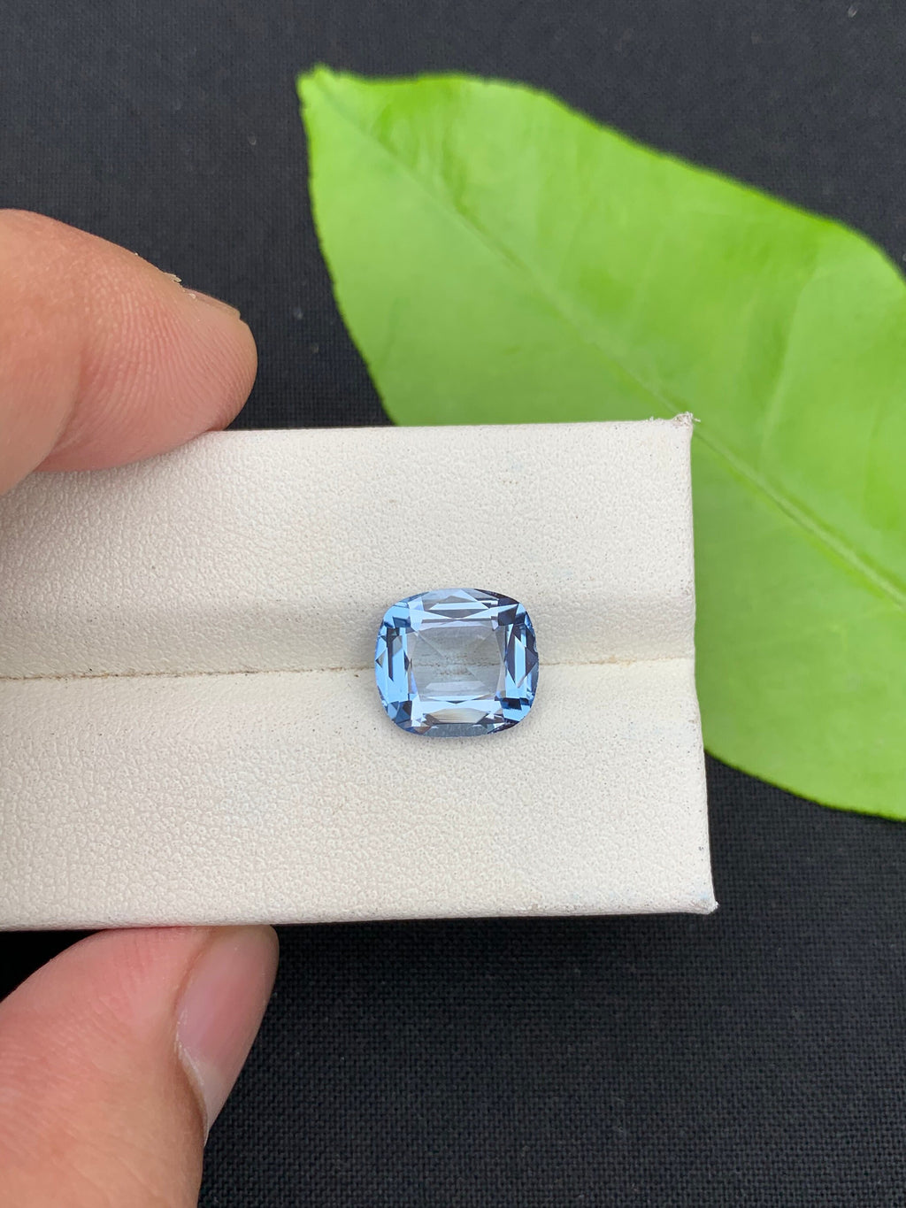 Santa Maria Blue Aquamarine Gemstone: 3.65 Carat Cushion Cut