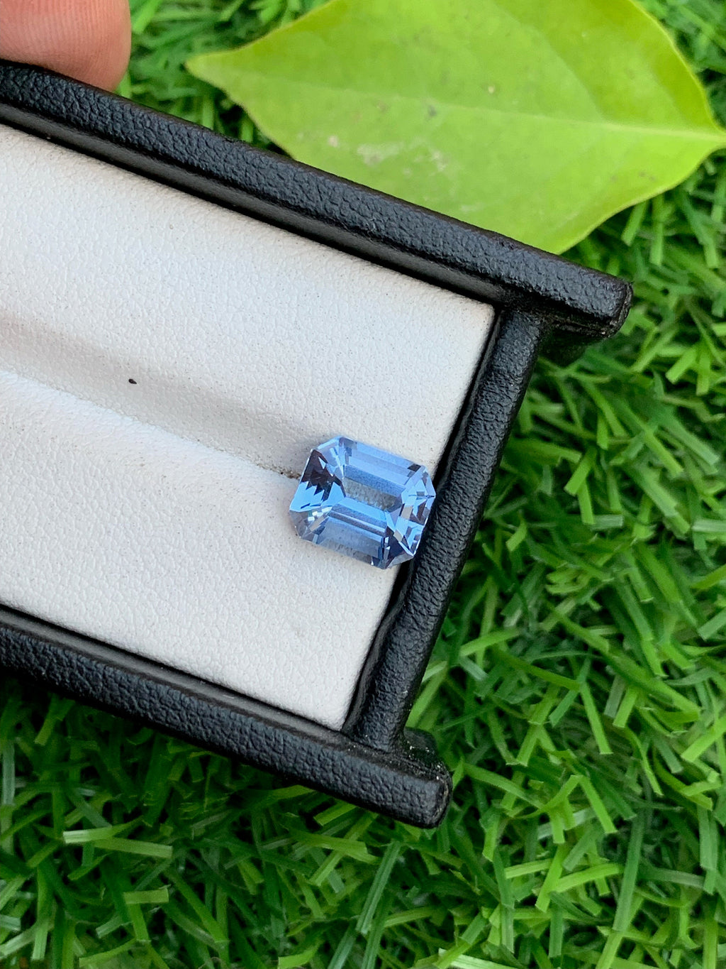 Santa Maria Blue Aquamarine Gemstone: Emerald Cut, March Birthstone (3.55 Carats)