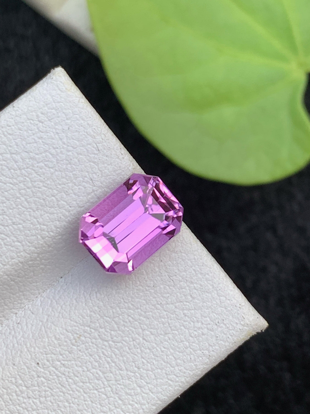 Pink Kunzite Gemstone: Emerald Cut, Flawless, 4.85 CT