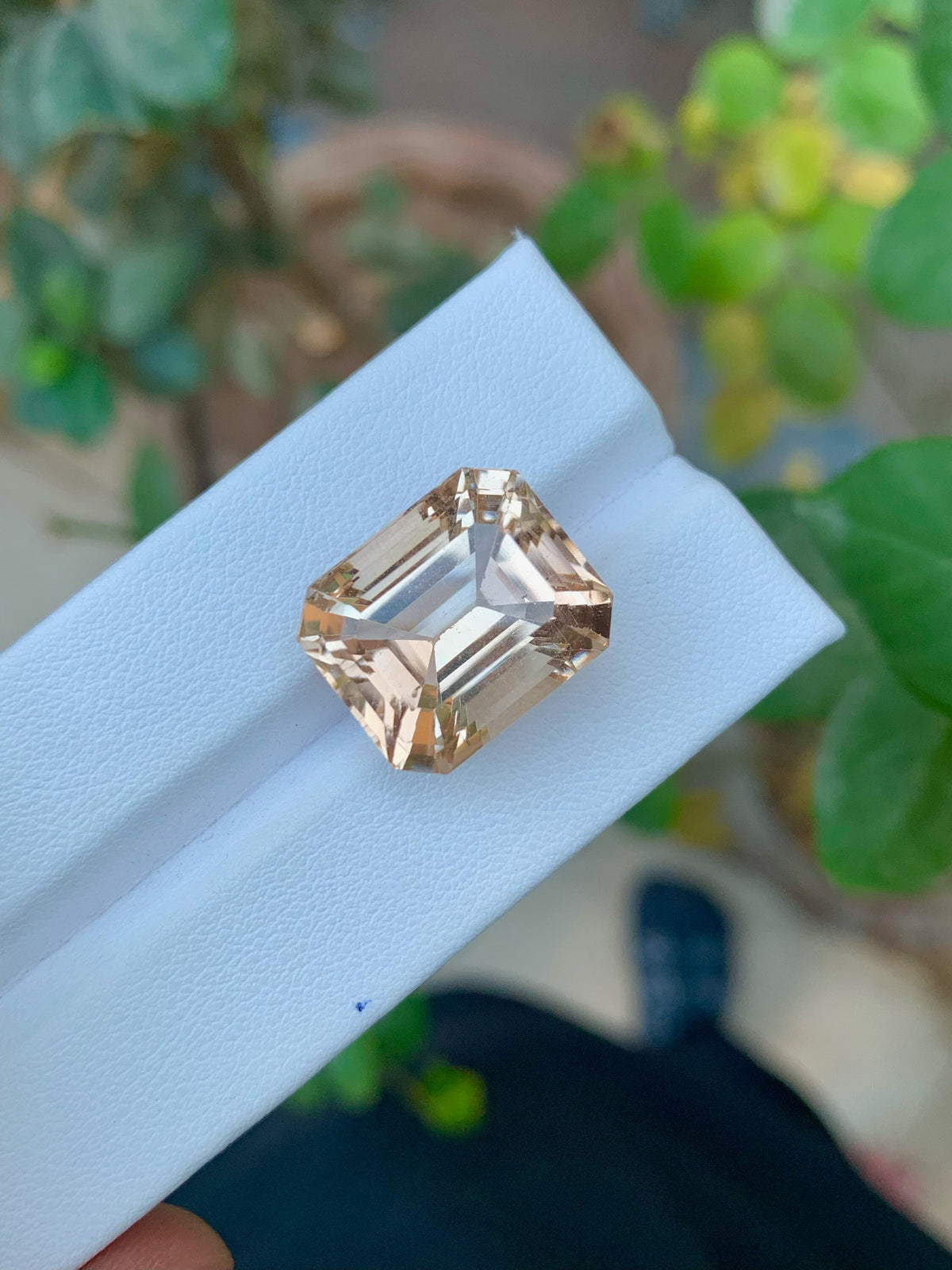 Unheated Yellow Topaz Gemstone: Emerald Cut, 25.95 CT, November Birthstone