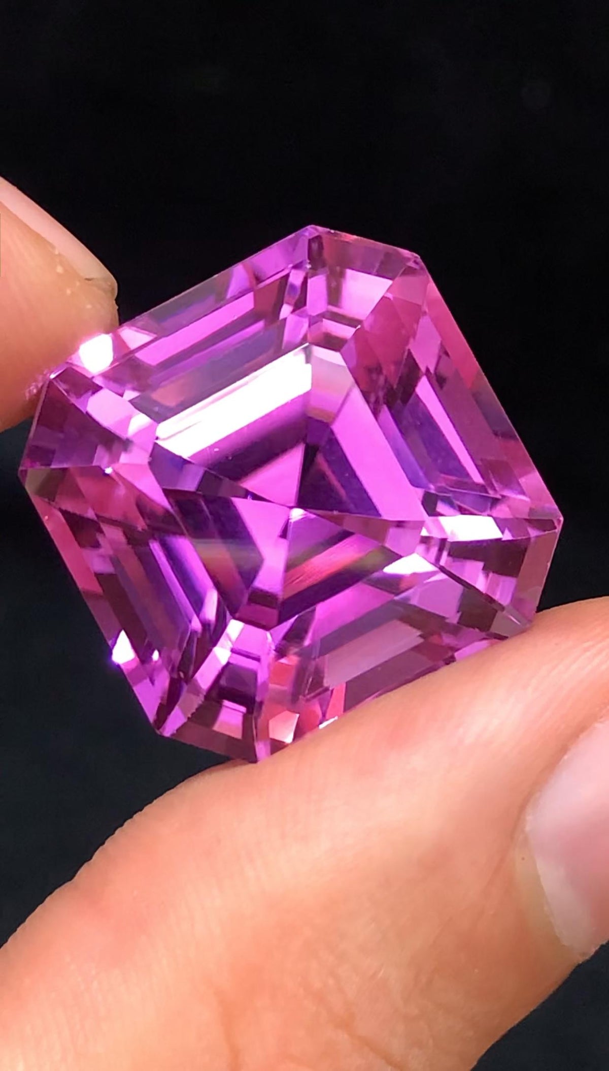 Pink Kunzite Asscher Cut – 62 Carats – Afghanistan