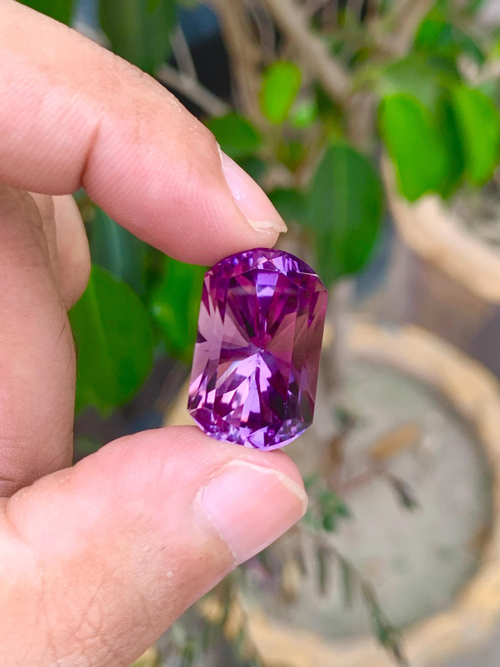 Amethyst 23.20ct Fancy Cut Purple Gemstone from Brazil
