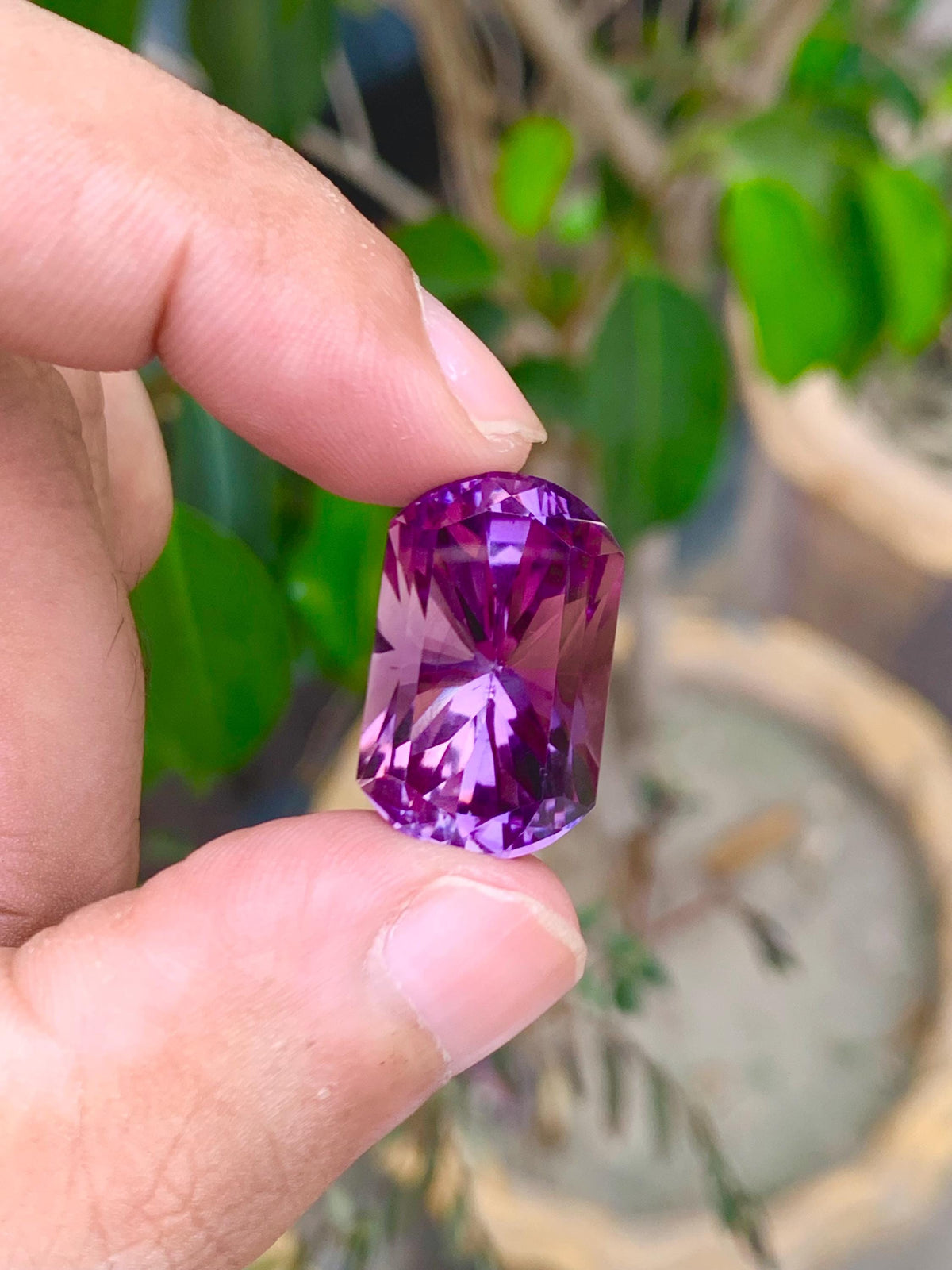 Amethyst 23.20ct Fancy Cut Purple Gemstone from Brazil