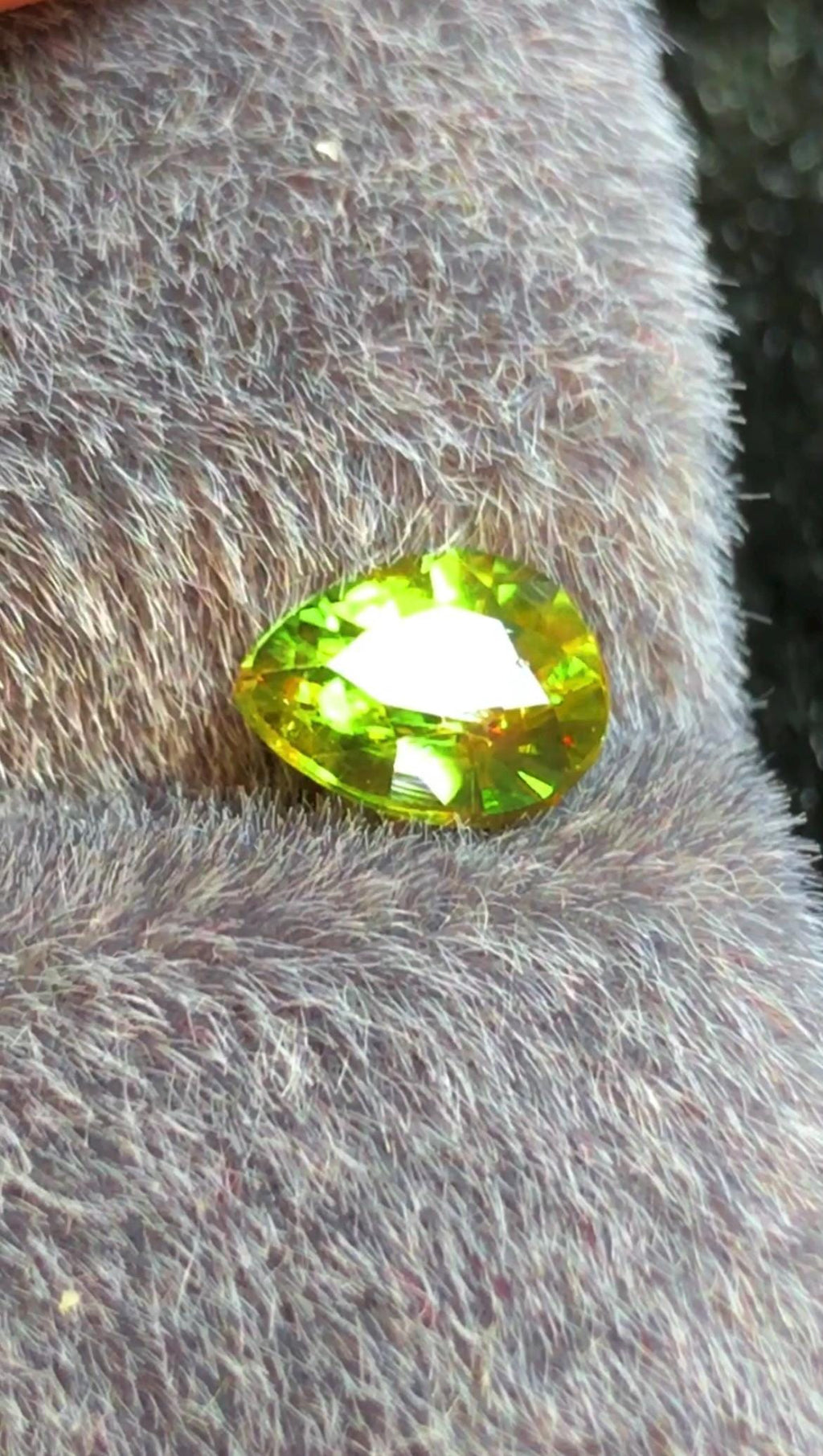 Pear Shape Sphene 0.80 CT Gemstone from Pakistan