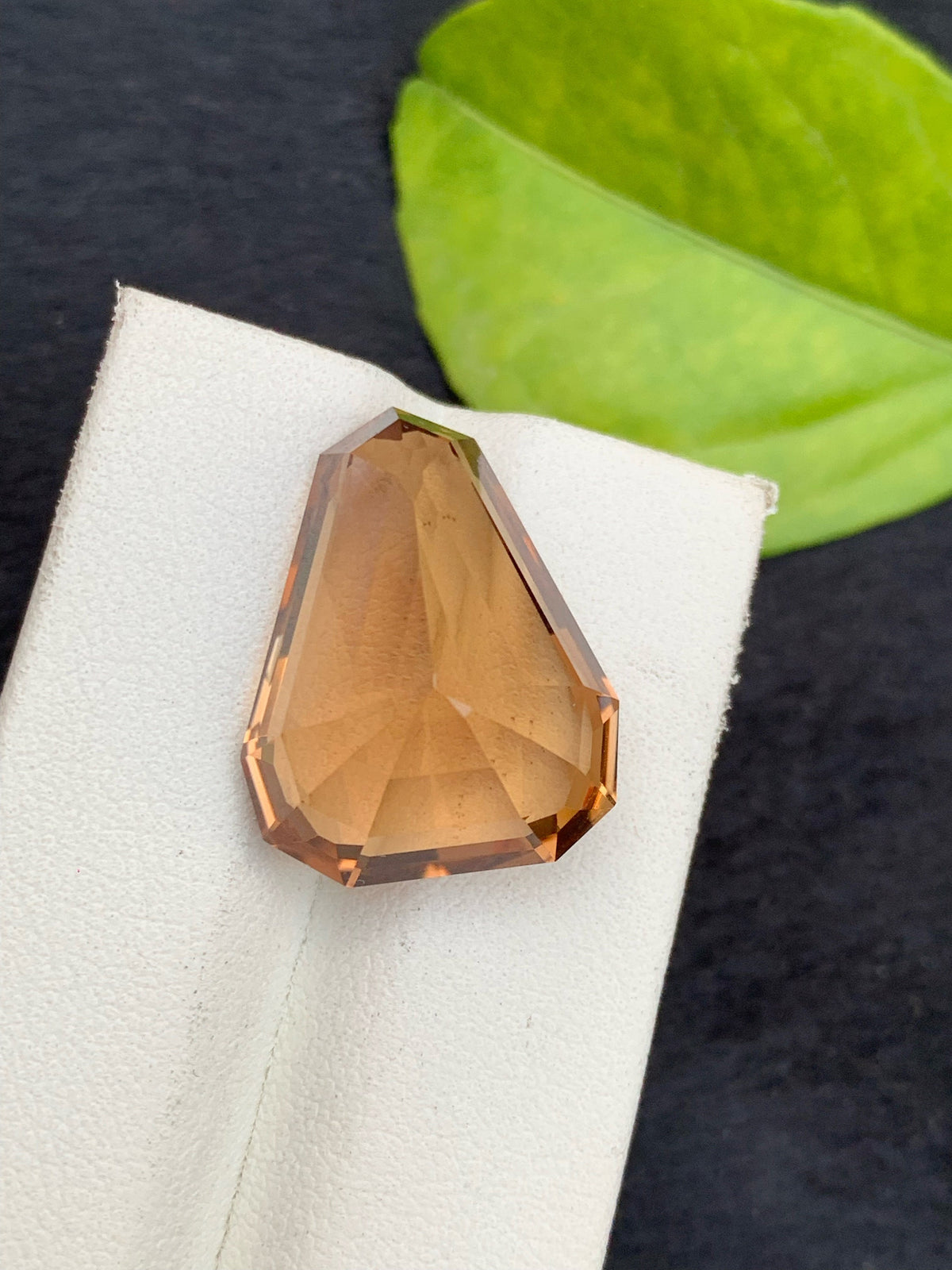 Deep Orange Imperial Topaz Gemstone: Faceted Loose Stone, 29.50 CT