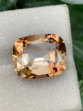 Champagne Topaz 12.70ct - Cushion Cut - Skardu Pakistan