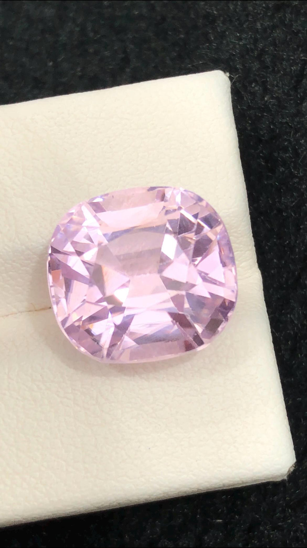 Natural Pink Kunzite Cushion Cut Gemstone – 14.30 Carats from Afghanistan
