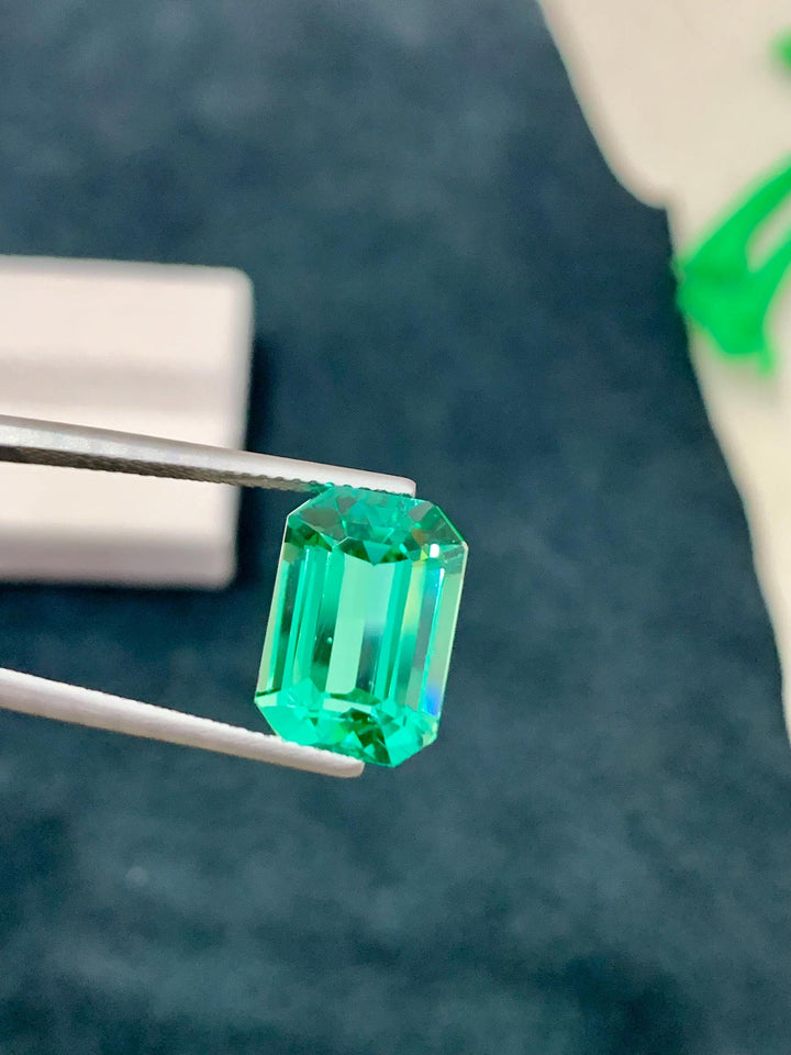 Hiddenite 8.45ct Octagonal Emerald Cut Gemstone from Afghanistan