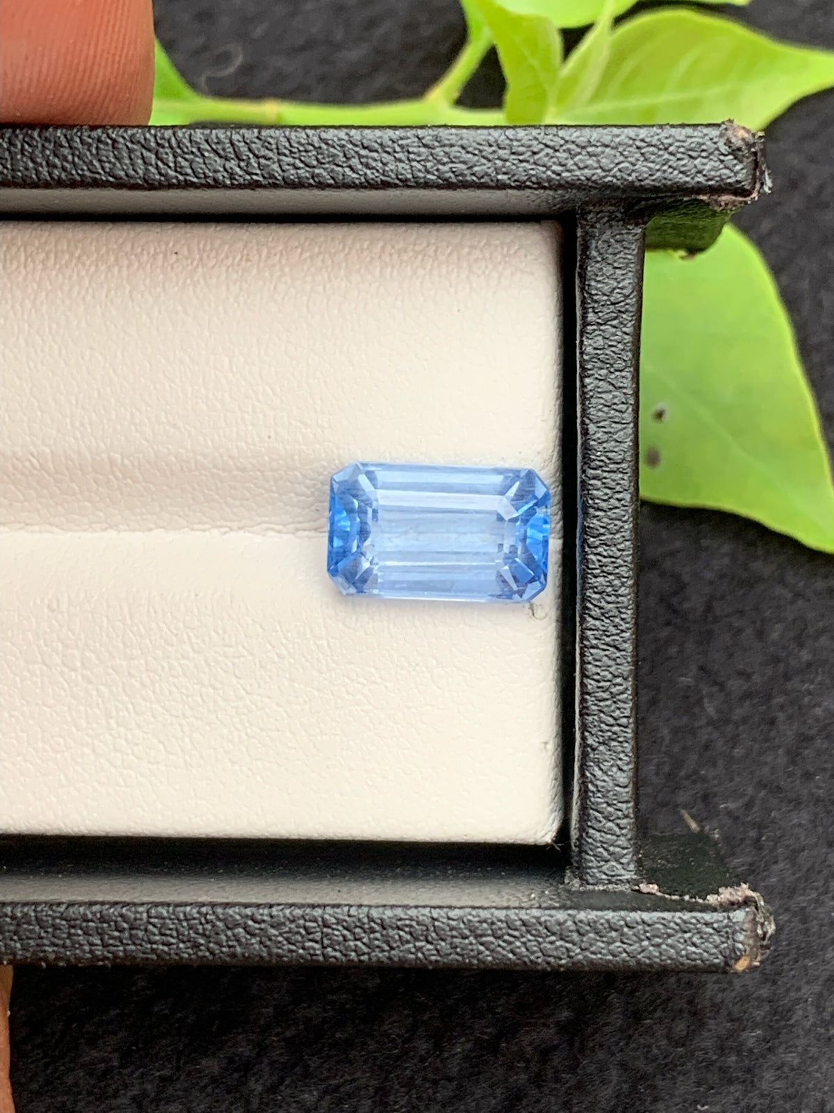 Santa Maria Blue Aquamarine Gemstone: Emerald Cut, March Birthstone, 3.85 Carats