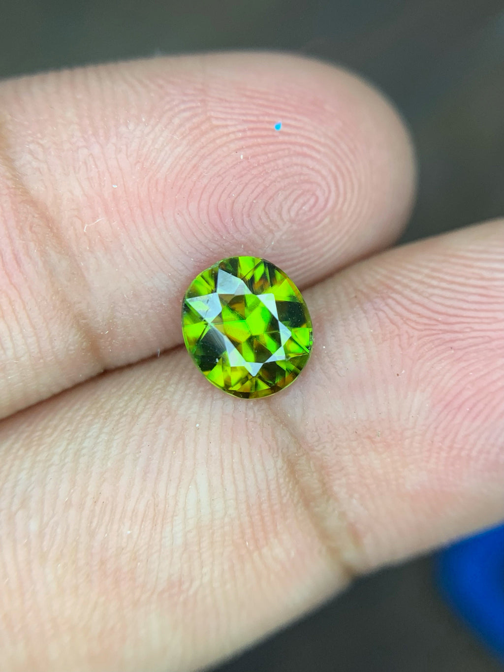 1.15 CT Natural Sphene Gemstone: Oval Cut, Himalayan Origin